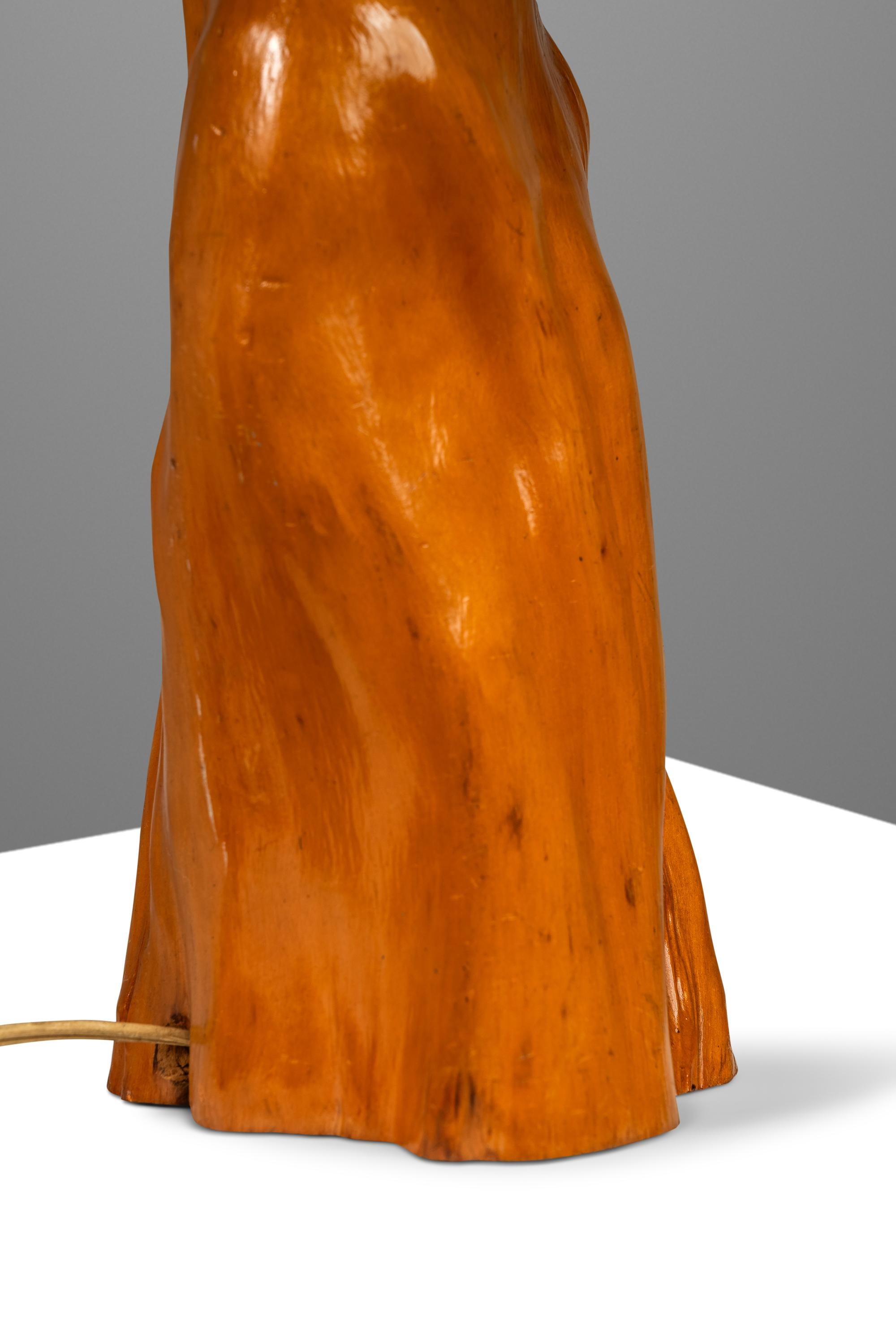 Lampe de table moderne du milieu du siècle dernier en Floride Bald Cypress, États-Unis, vers les années 1960 en vente 7