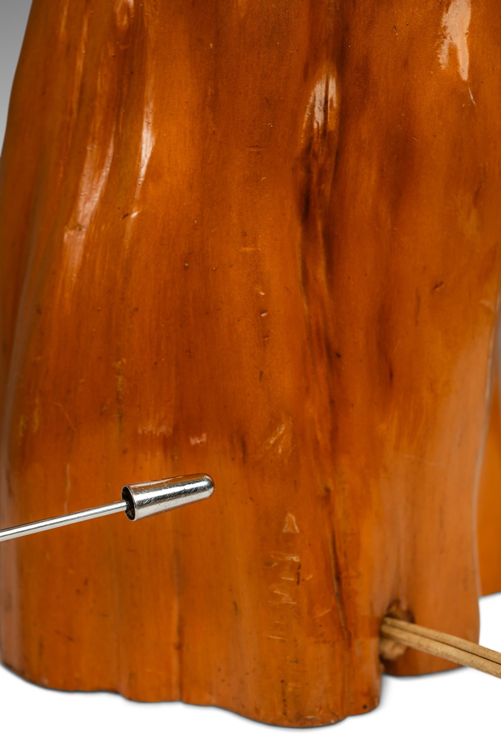 Lampe de table moderne du milieu du siècle dernier en Floride Bald Cypress, États-Unis, vers les années 1960 en vente 9