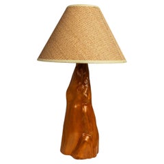 Mid-Century Modern Cypress Knee Table Lamp in Florida Bald Cypress, USA, c 1960s