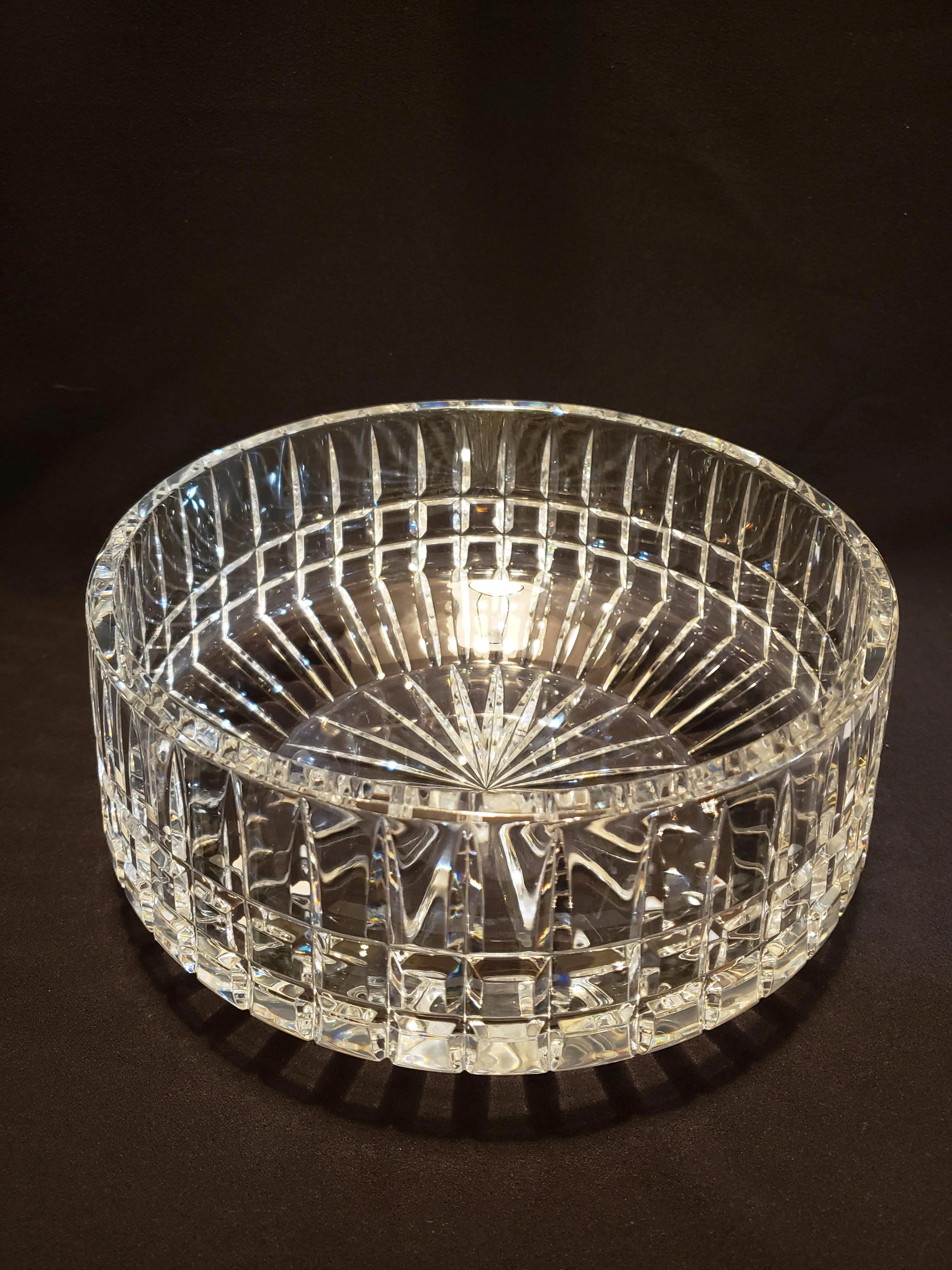 20th Century Mid-Century Modern Czech Republic Crystal Bowl