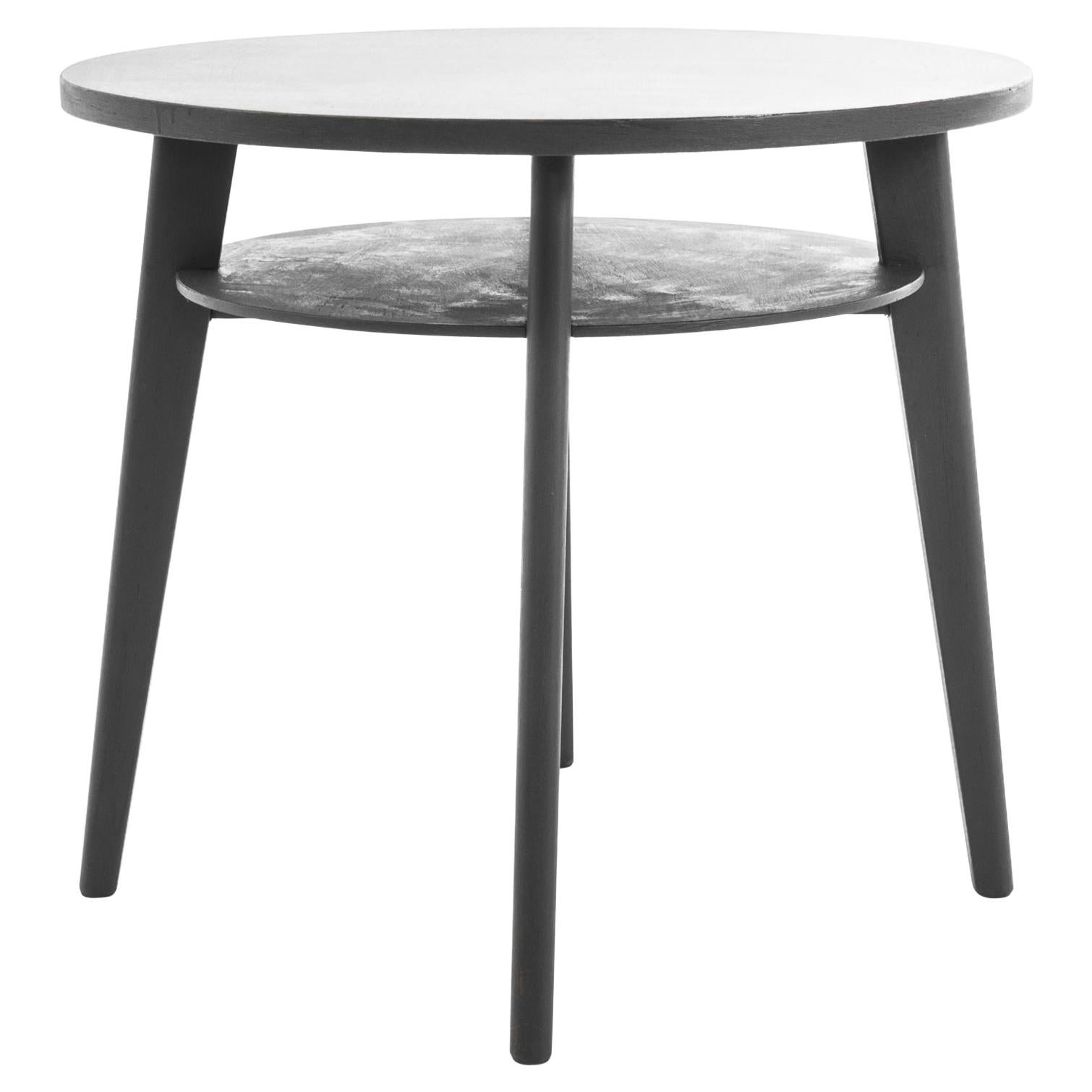 Mid Century Coffee or Cocktail Table with Wooden Base at 1stDibs