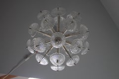 Mid-Century Modern Dandelion Sputnik Chandelier, by Kamenicky Senov, 1960s