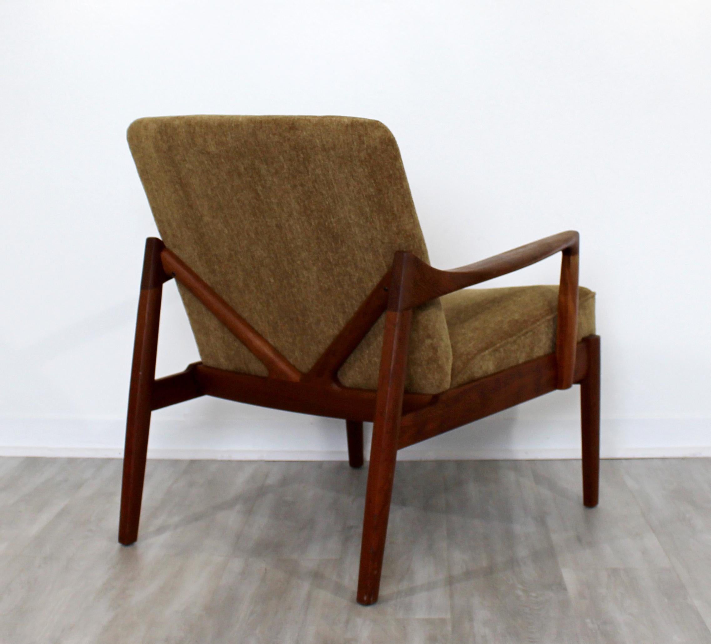 Mid-Century Modern Danish 135 Teak Lounge Chair by Tove & Edvard Kindt-Larsen 3