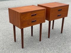 Mid century modern Danish 1960´s teak night stands