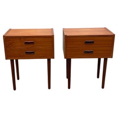 Mid century modern Danish 1960´s teak night stands