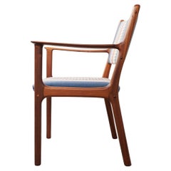 Mid-Century Modern Danish Arm Chair in Mahogany by Ole Wanscher P. Jeppesen