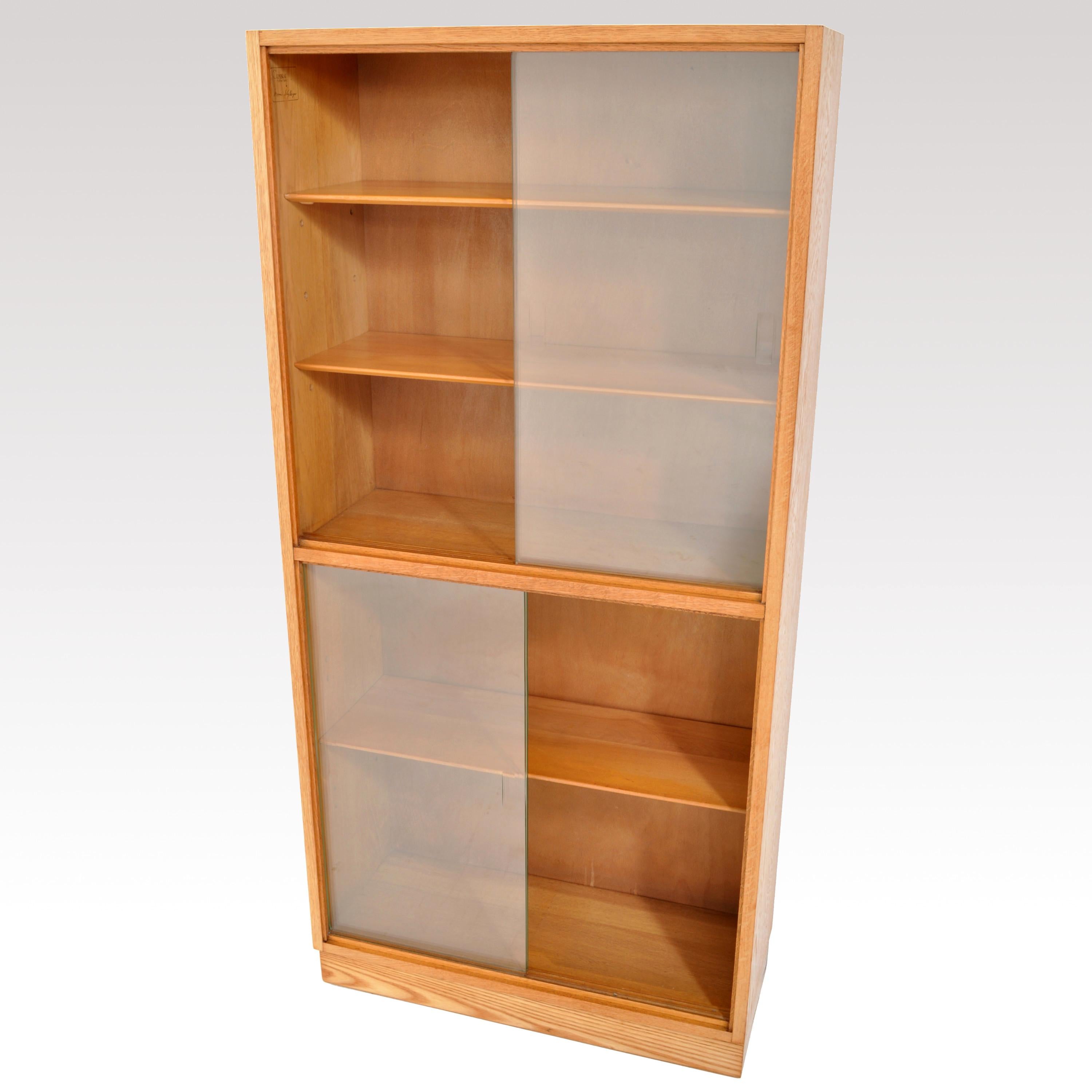 Teak Mid-Century Modern Danish Bookcase/Cabinet, Morris of Glasgow 