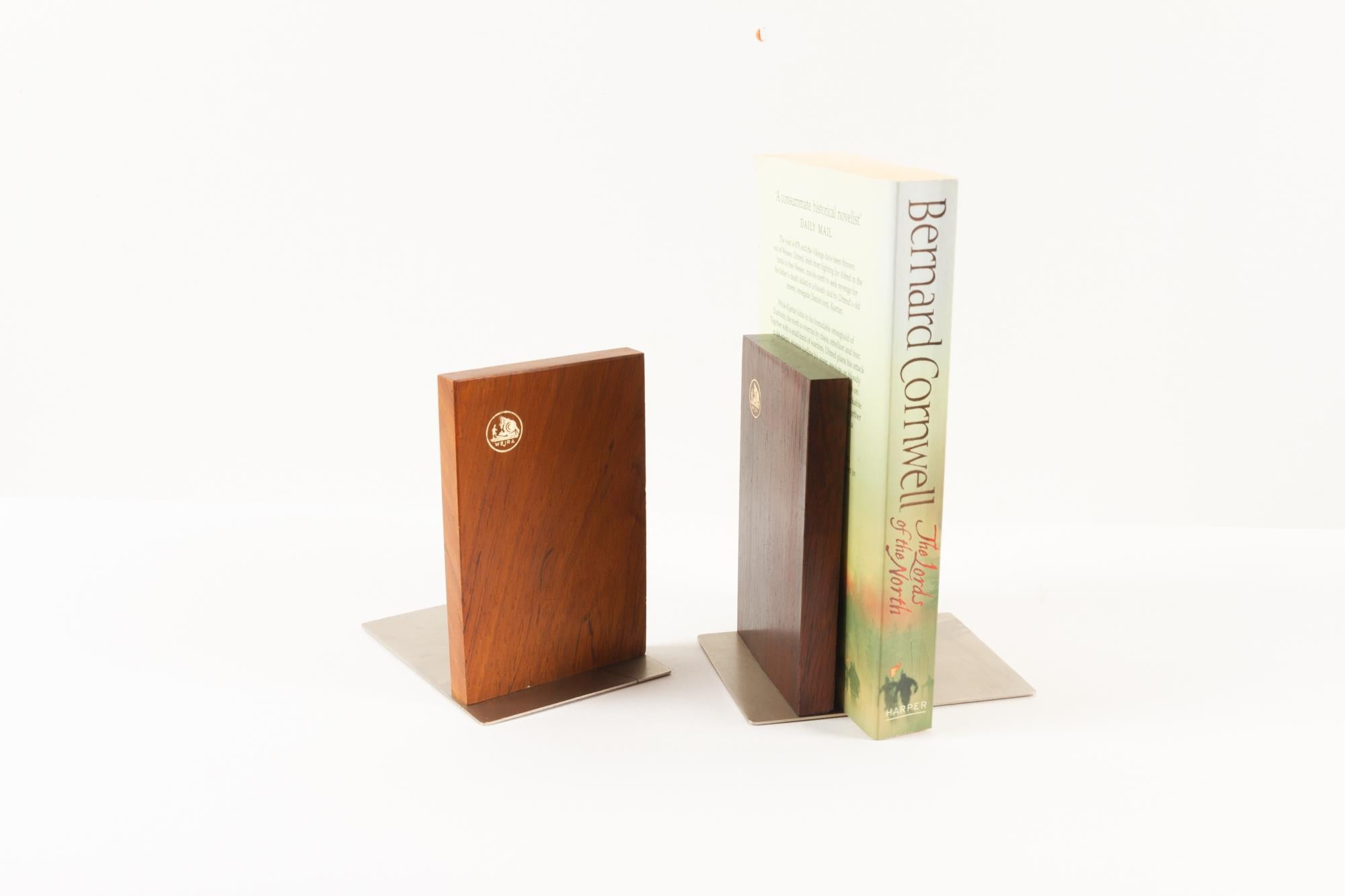 Mid-Century Modern Danish Bookends 1960s Set of 2 For Sale 9