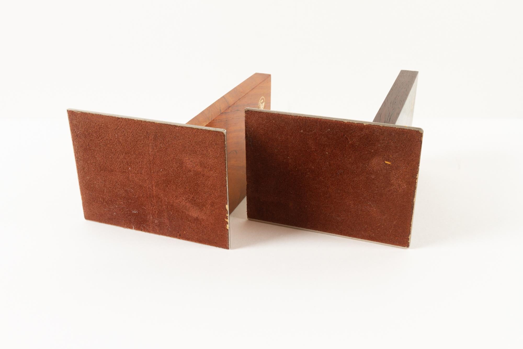 Mid-Century Modern Danish Bookends 1960s Set of 2 For Sale 12