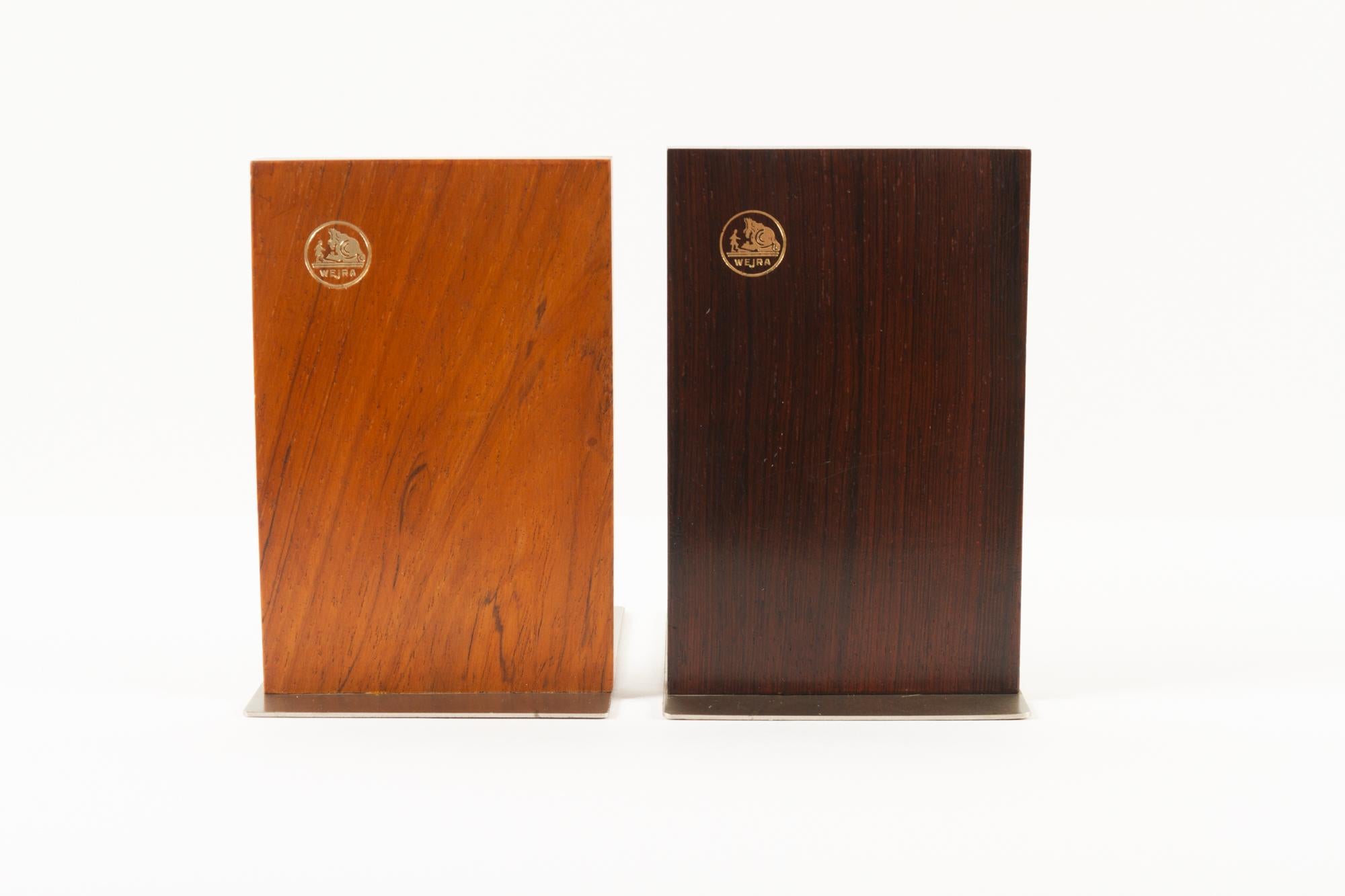 Mid-Century Modern Danish Bookends 1960s Set of 2 In Good Condition For Sale In Asaa, DK
