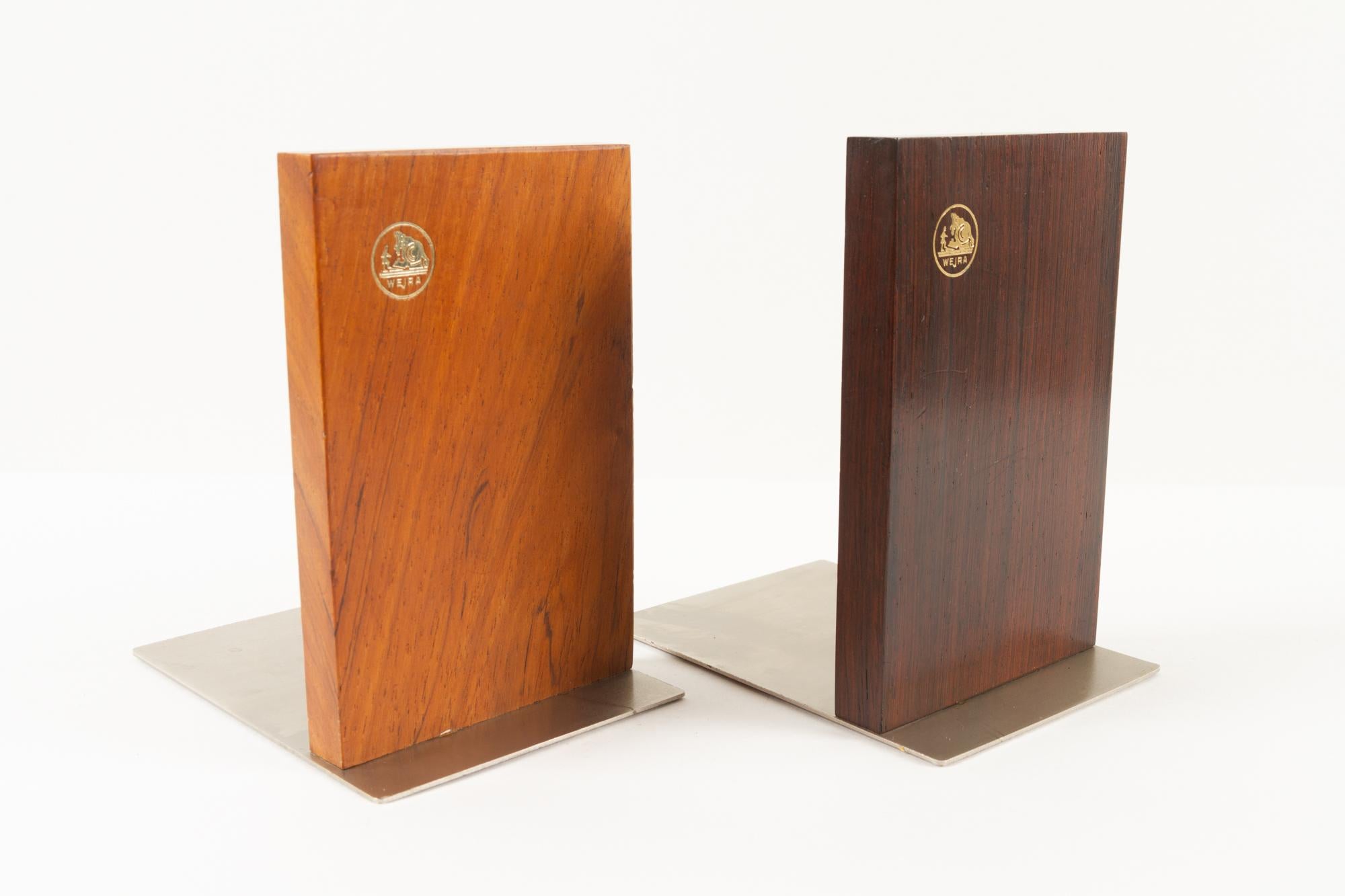 Mid-Century Modern Danish Bookends 1960s Set of 2 For Sale 1