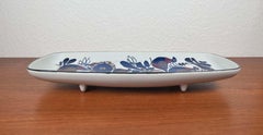 Mid-Century Modern Danish Bowl Bird Kari Christensen Aluminia Royal Copenhagen