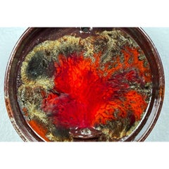 Mid-Century Modern Danish Brutalist Studio Pottery Wall Candleholder, 1960s