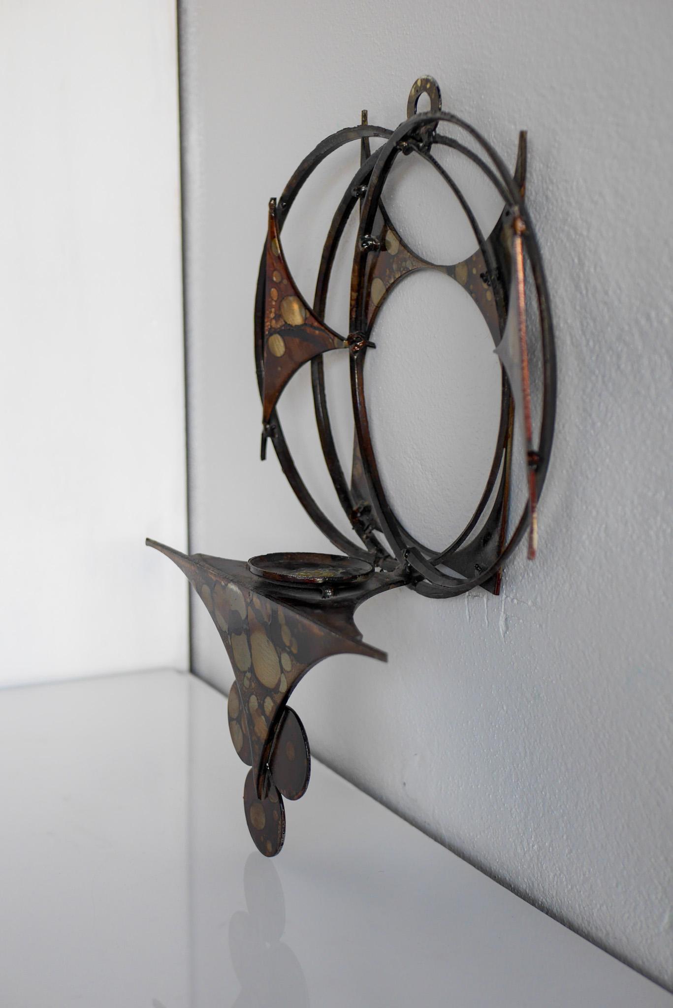 Skandinavisch-moderne dänische brutalistische Wanddekoration im skandinavischen Stil von Henrik Horst, Vintage (Moderne der Mitte des Jahrhunderts) im Angebot
