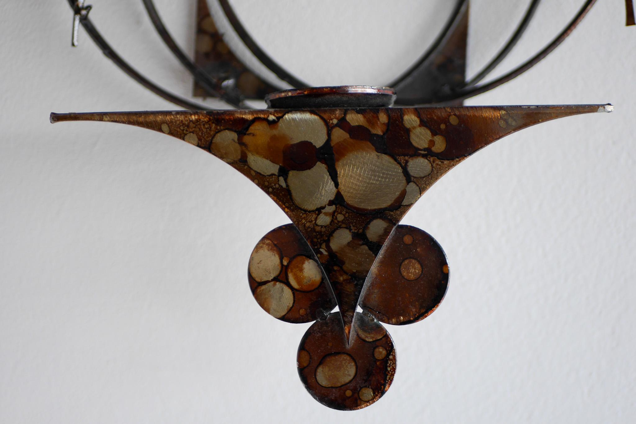 Skandinavisch-moderne dänische brutalistische Wanddekoration im skandinavischen Stil von Henrik Horst, Vintage im Angebot 1