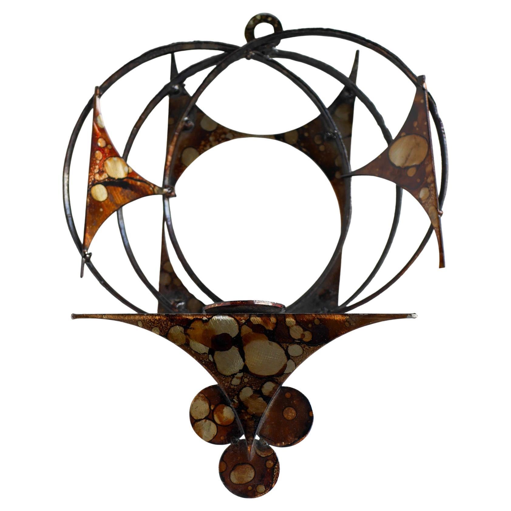 Scandinavian Modern Danish vintage Brutalist Wall Decoration by Henrik Horst