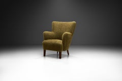 Mid-Century Modern Danish Cabinetmaker Lounge Chair, Denmark, 1940s