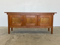 Credenza danese da ebanista moderna di metà secolo in Oak massiccio, anni '60