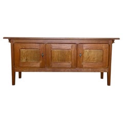 Mid-Century Modern Danish Cabinetmaker Sideboard in Solid Oak, 1960s