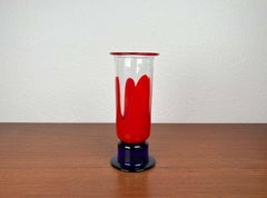 Mid-Century Modern Danish Carnival Vase Christel Holmgren Exner Holmegaard