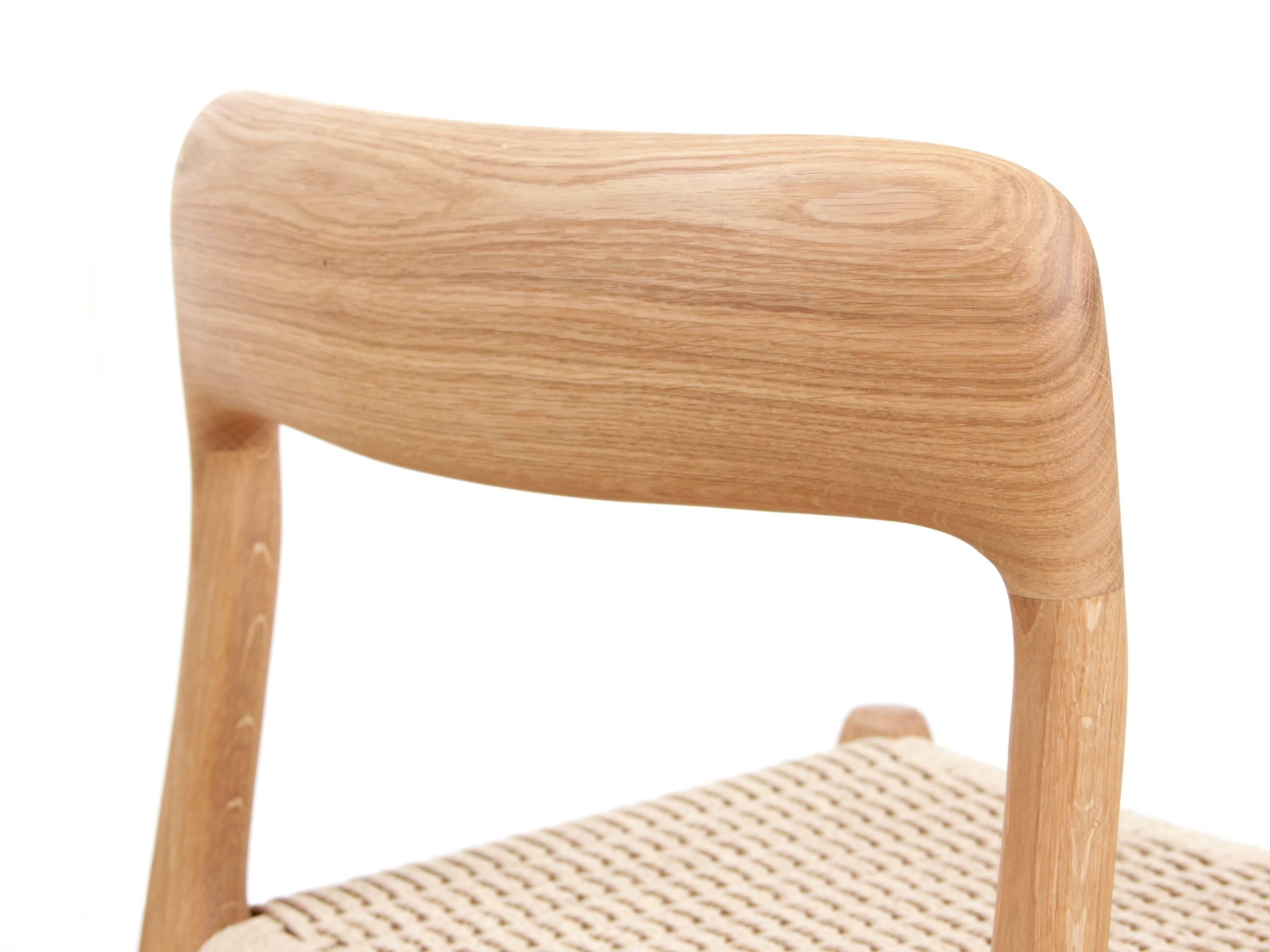 Mid-Century Modern Danish Chair Model 75 by Niels O. Møller. New model For Sale 2
