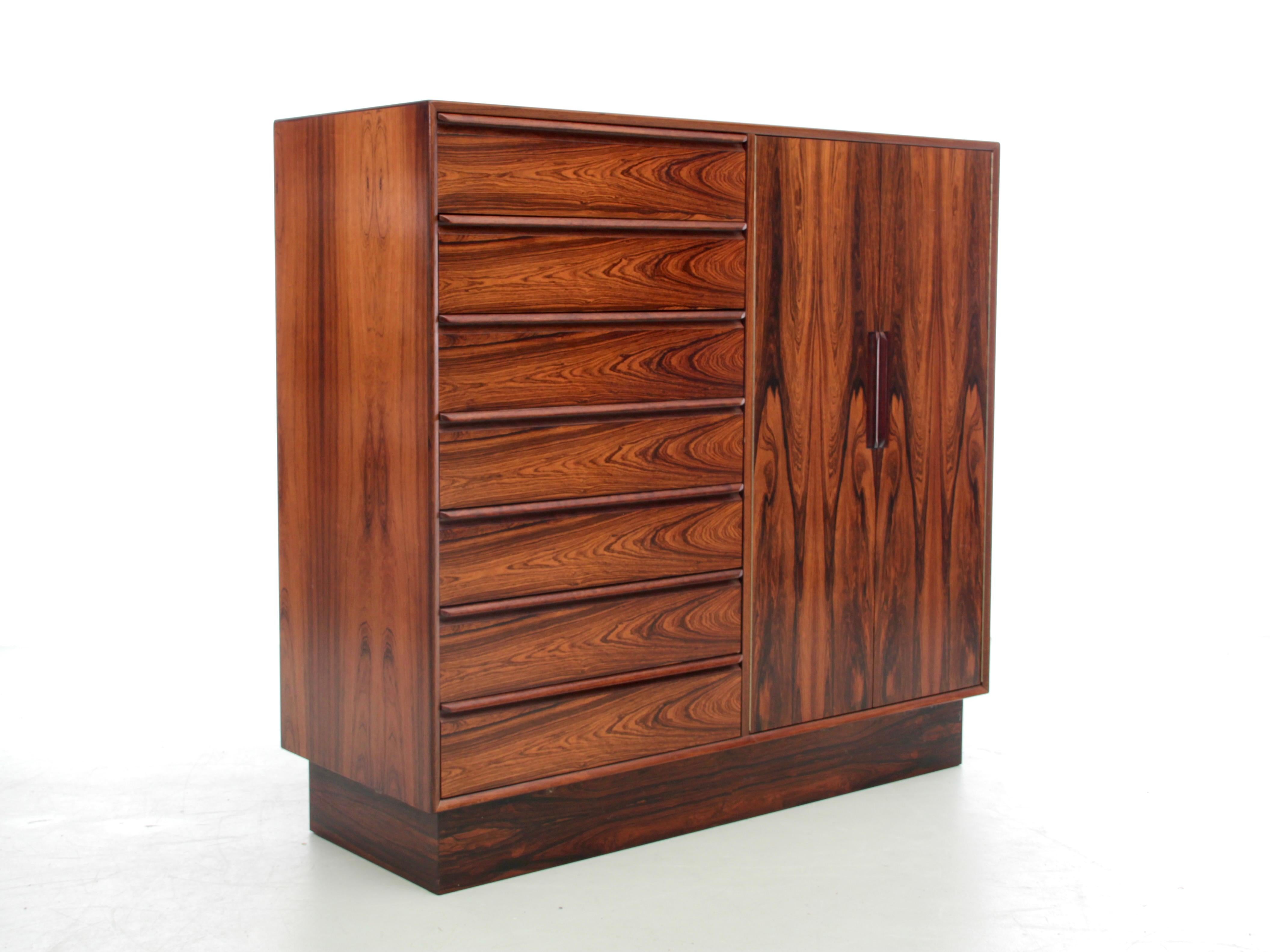 Scandinavian Mid-Century Modern Danish Chest of Drawers and Wardrobe