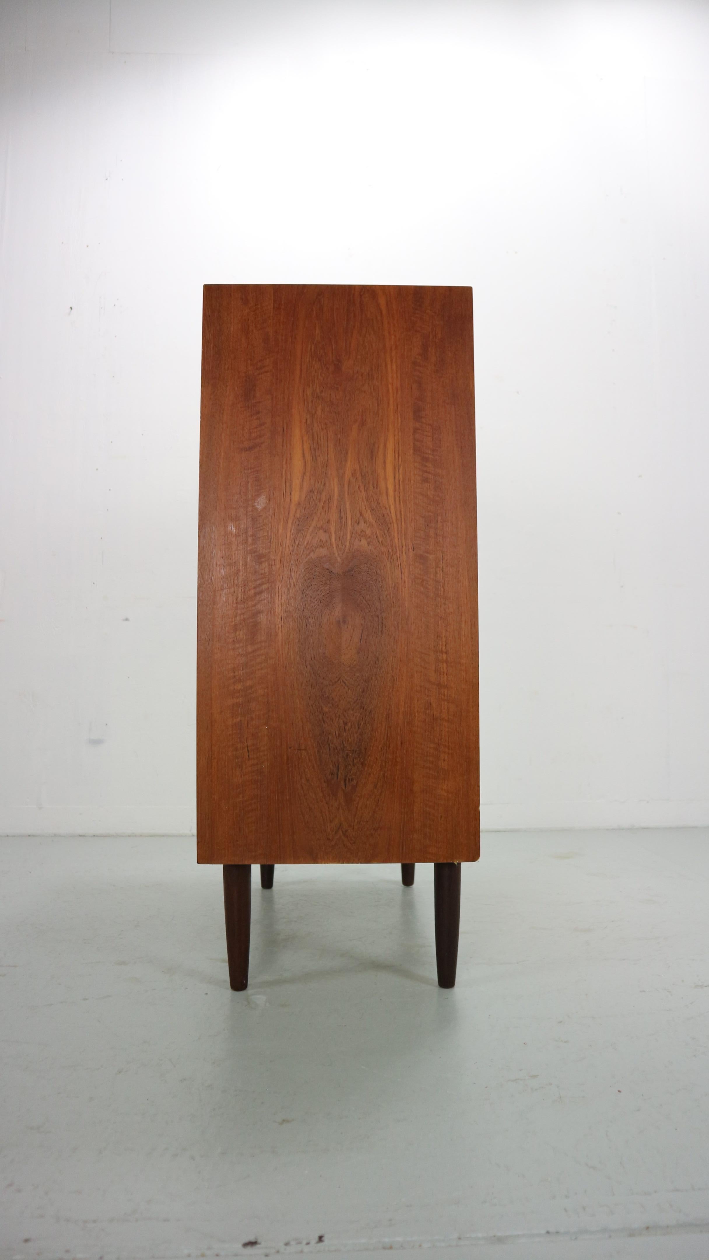 Mid-Century Modern Danish Chest of Six Drawers, Tallboy in Teak, Denmark, 1960 4