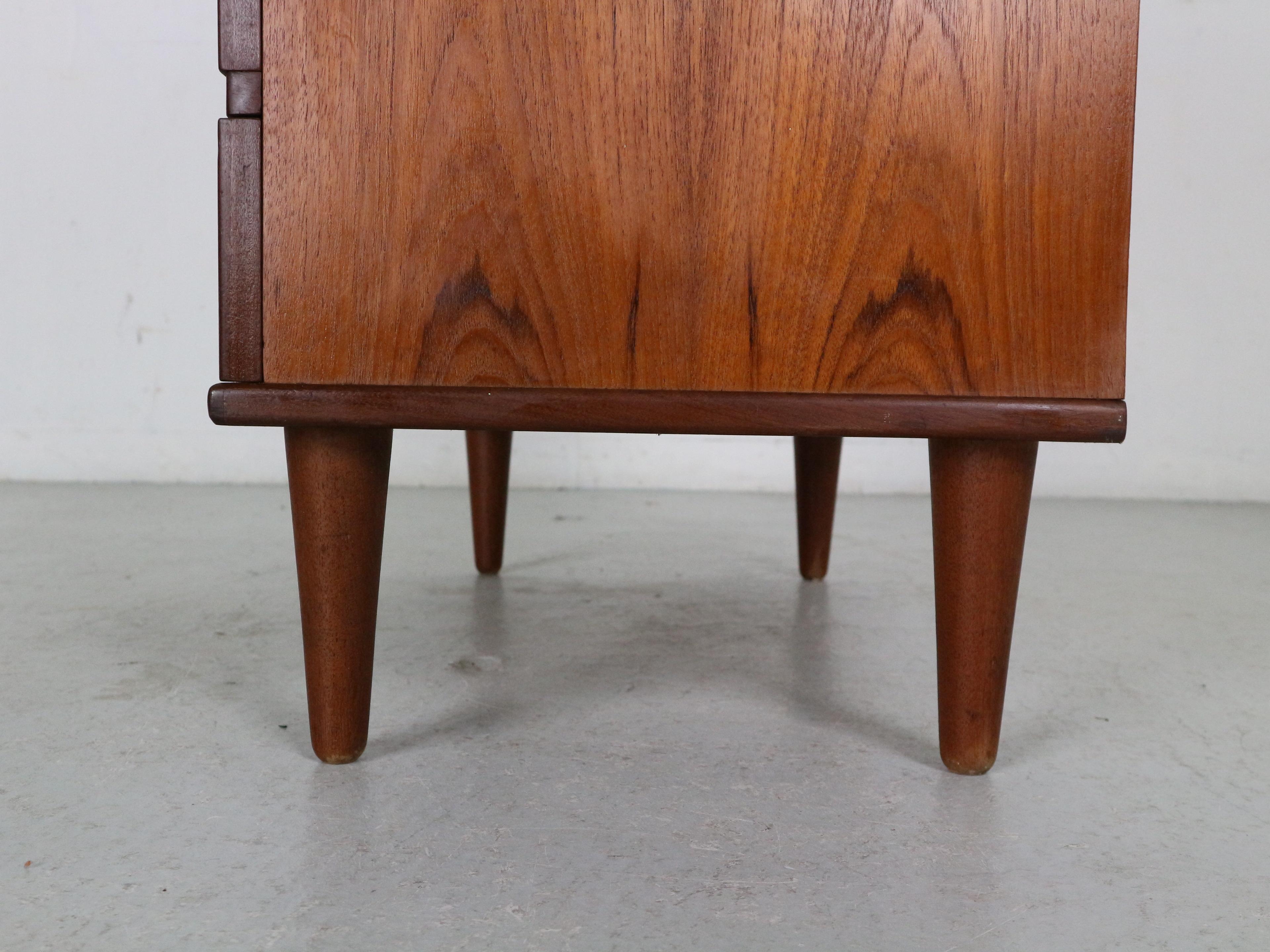 Mid-Century Modern Danish Chest of Six Drawers, Tallboy in Teak, Denmark, 1960s 13