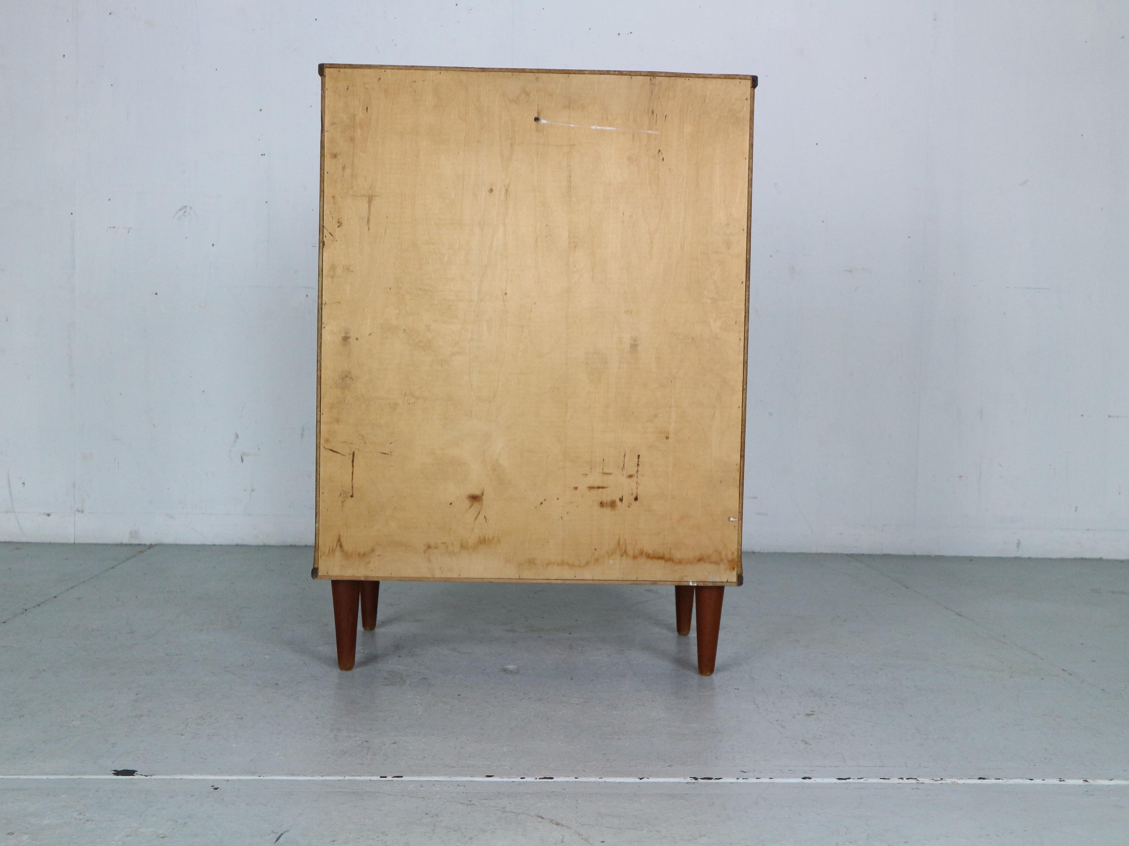 Mid-Century Modern Danish Chest of Six Drawers, Tallboy in Teak, Denmark, 1960s 2