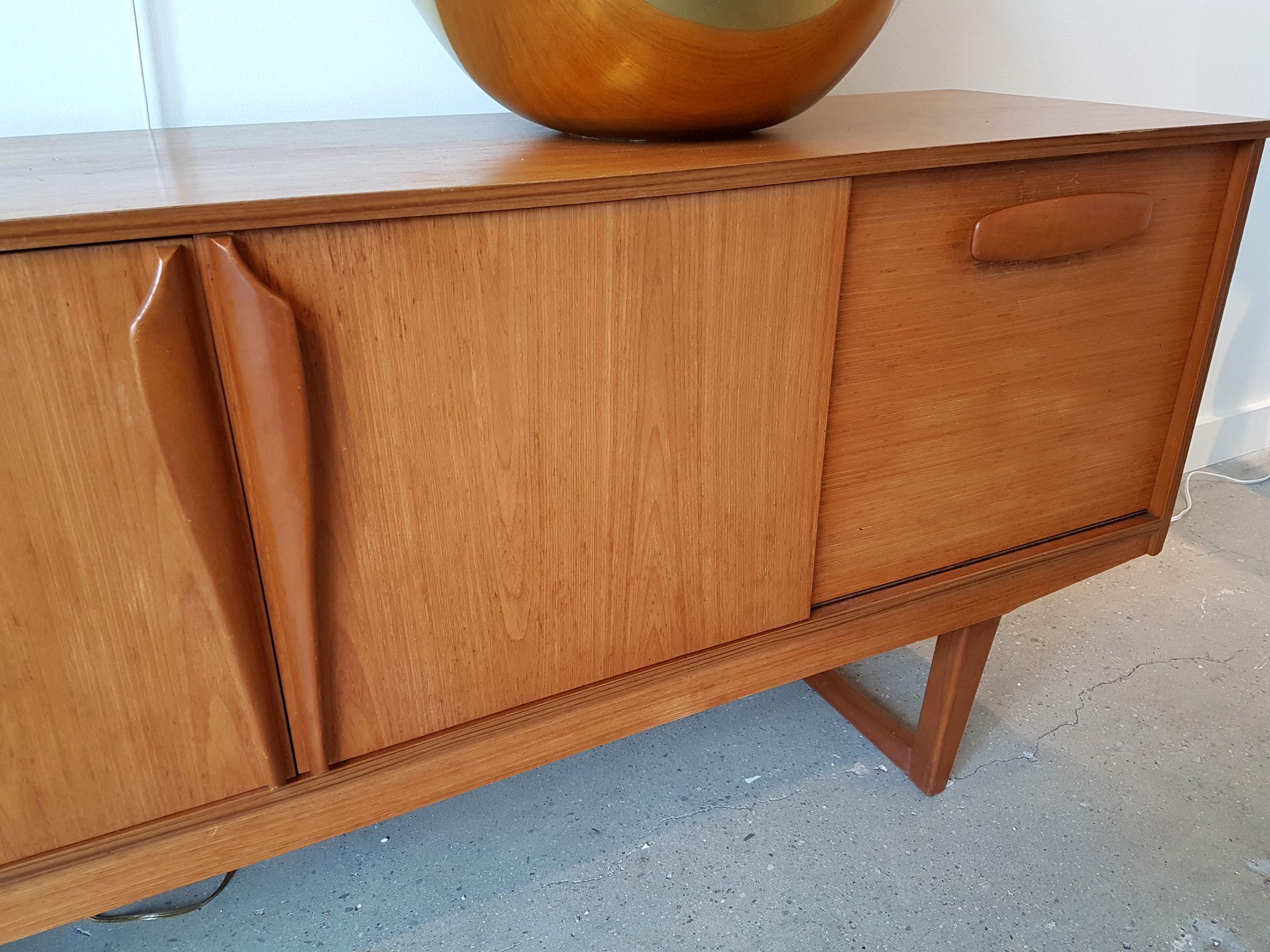 Mid-Century Modern Danish Clear Cherrywood sideboard or Credenza, 1960s 2