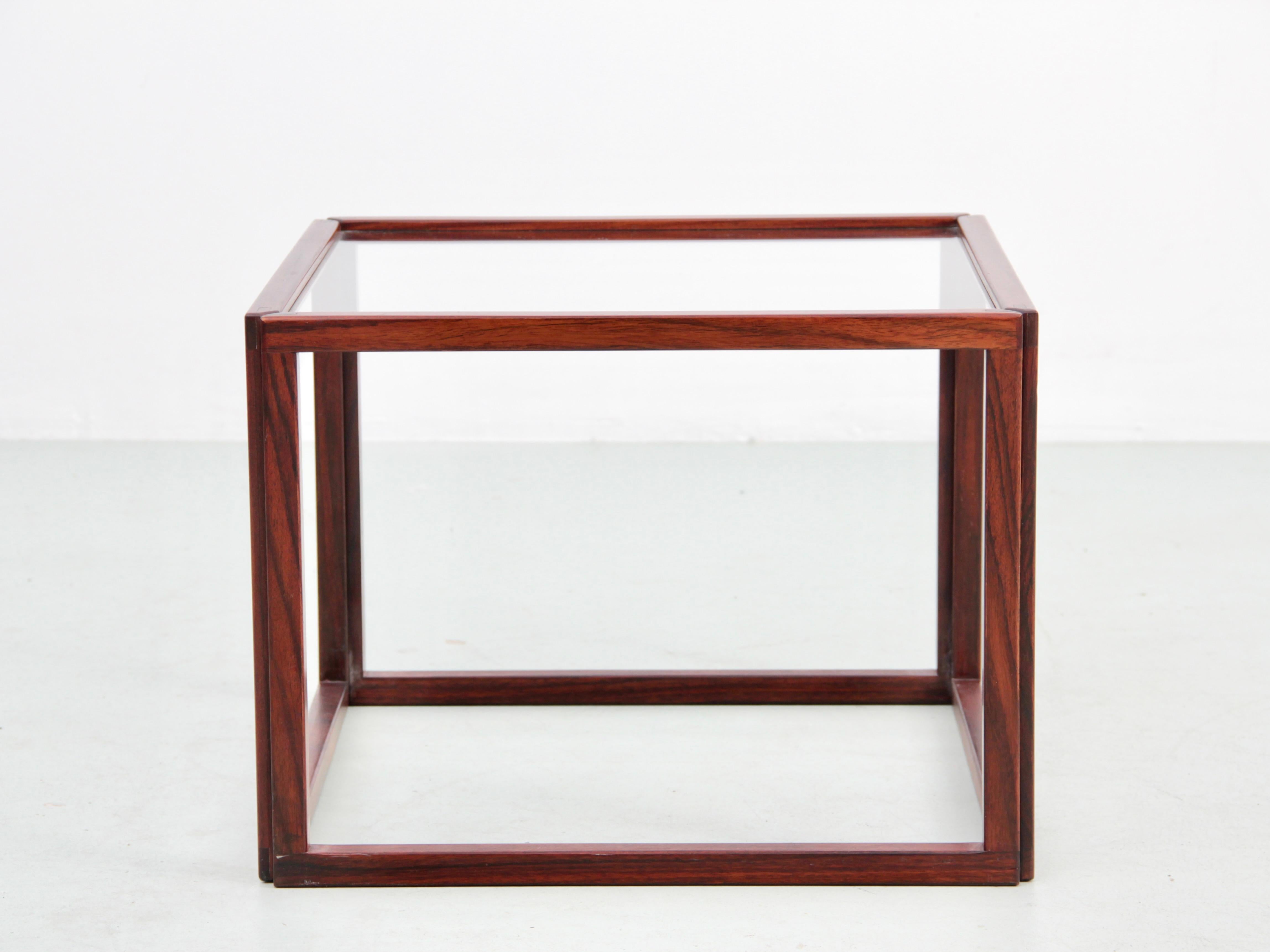Mid-20th Century Mid-Century Modern danish coffee table by Kai Kristiansen in rosewood For Sale