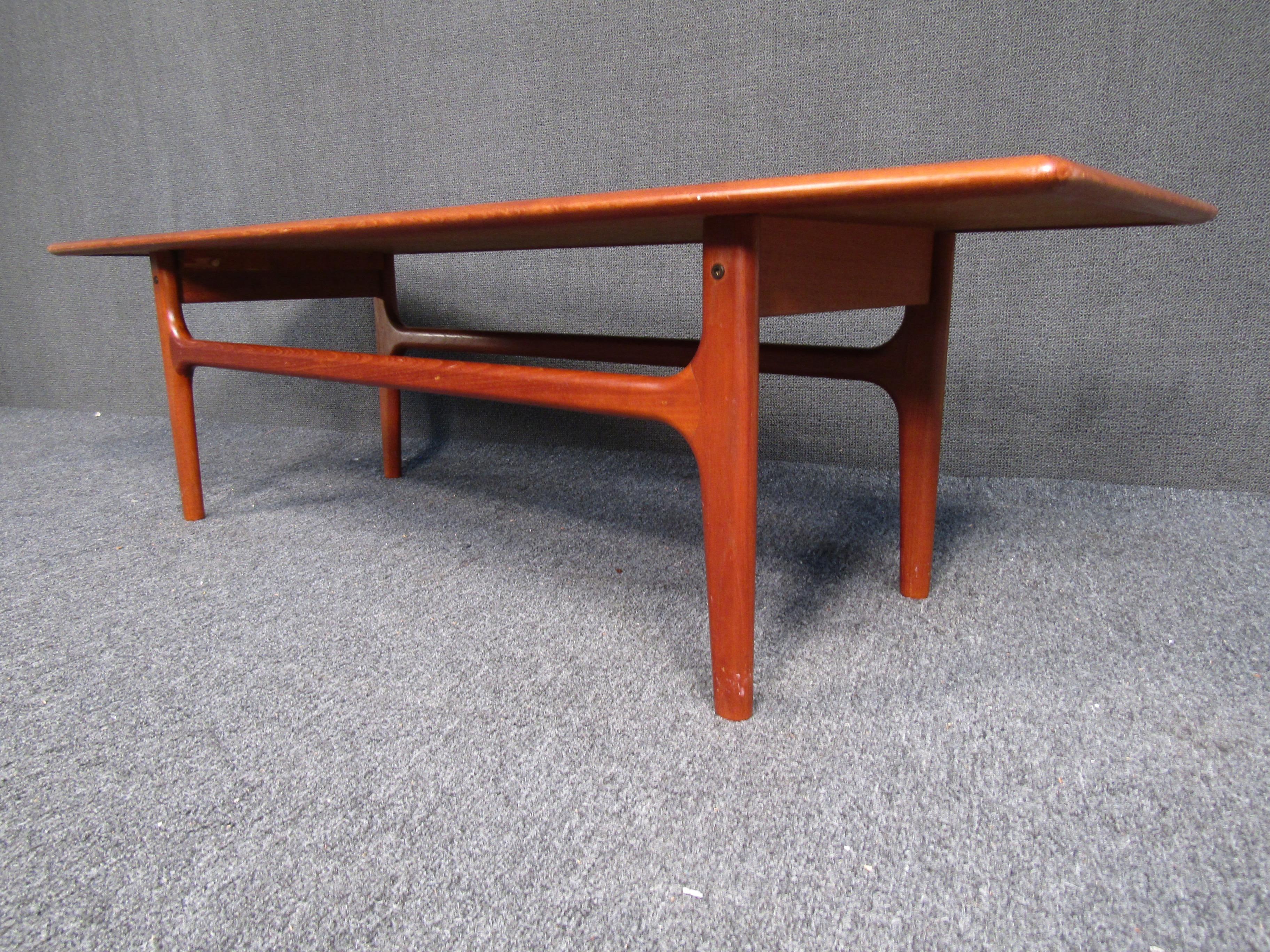 mid century danish coffee table