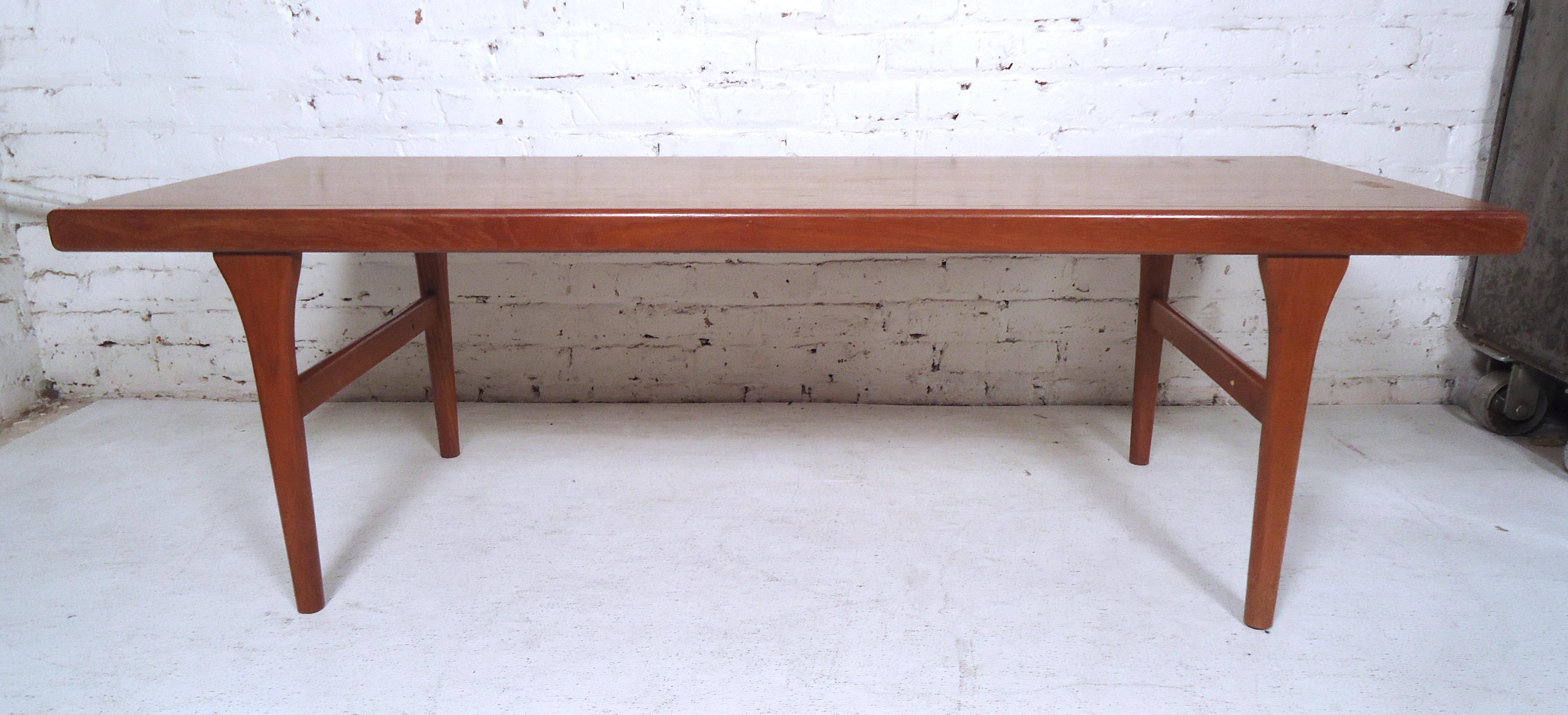 mid century modern danish coffee table