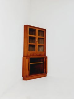 Mid Century Modern danish corner cabinet teak By Dyrlund , 1960s