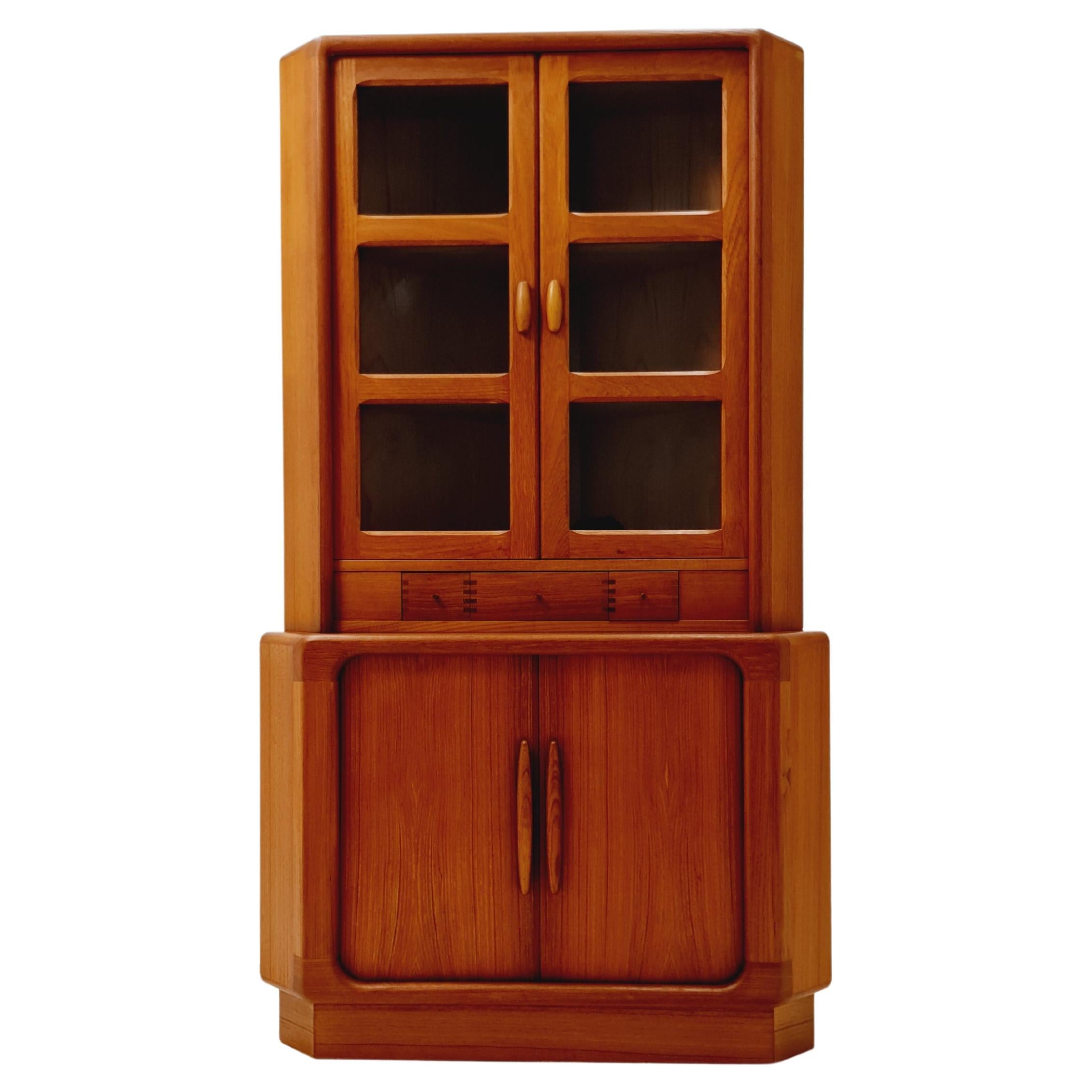 Mid Century Modern danish corner cabinet teak By Dyrlund , 1960s
