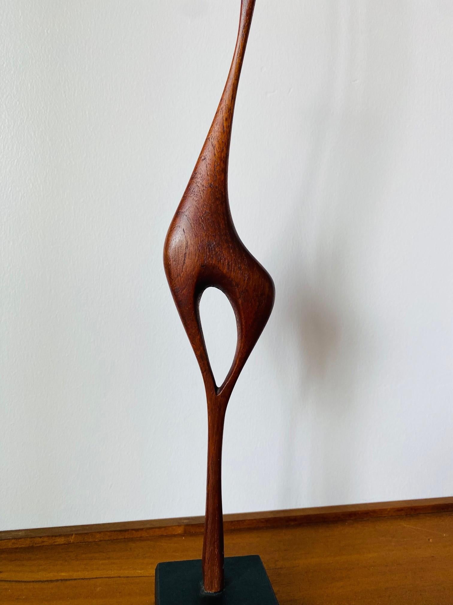 Mid Century Modern Danish Deer Sculpture In Good Condition In San Diego, CA