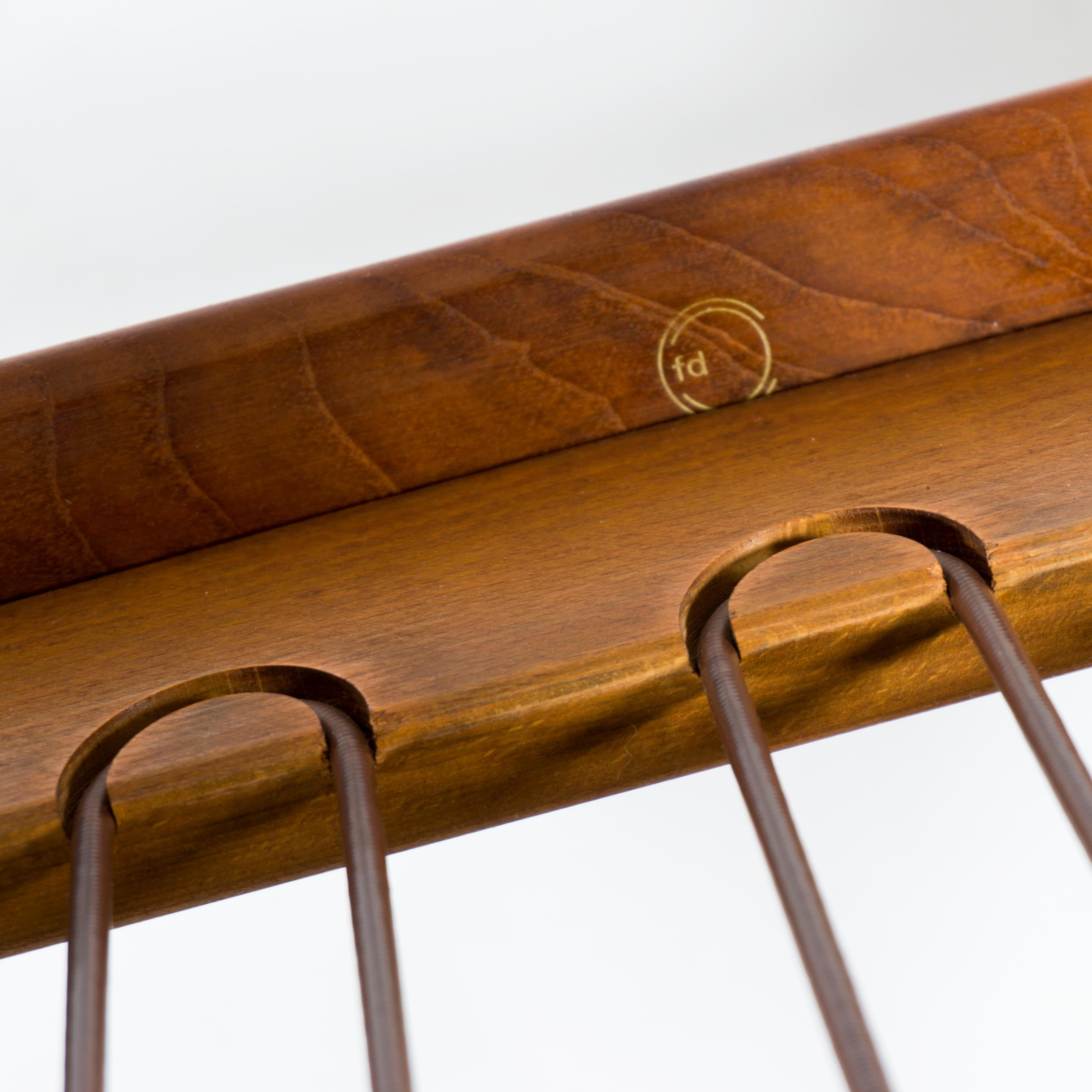 Mid-Century Modern Danish Design 1950s Ole Wanscher Teak Rocking Chair Model 110 4