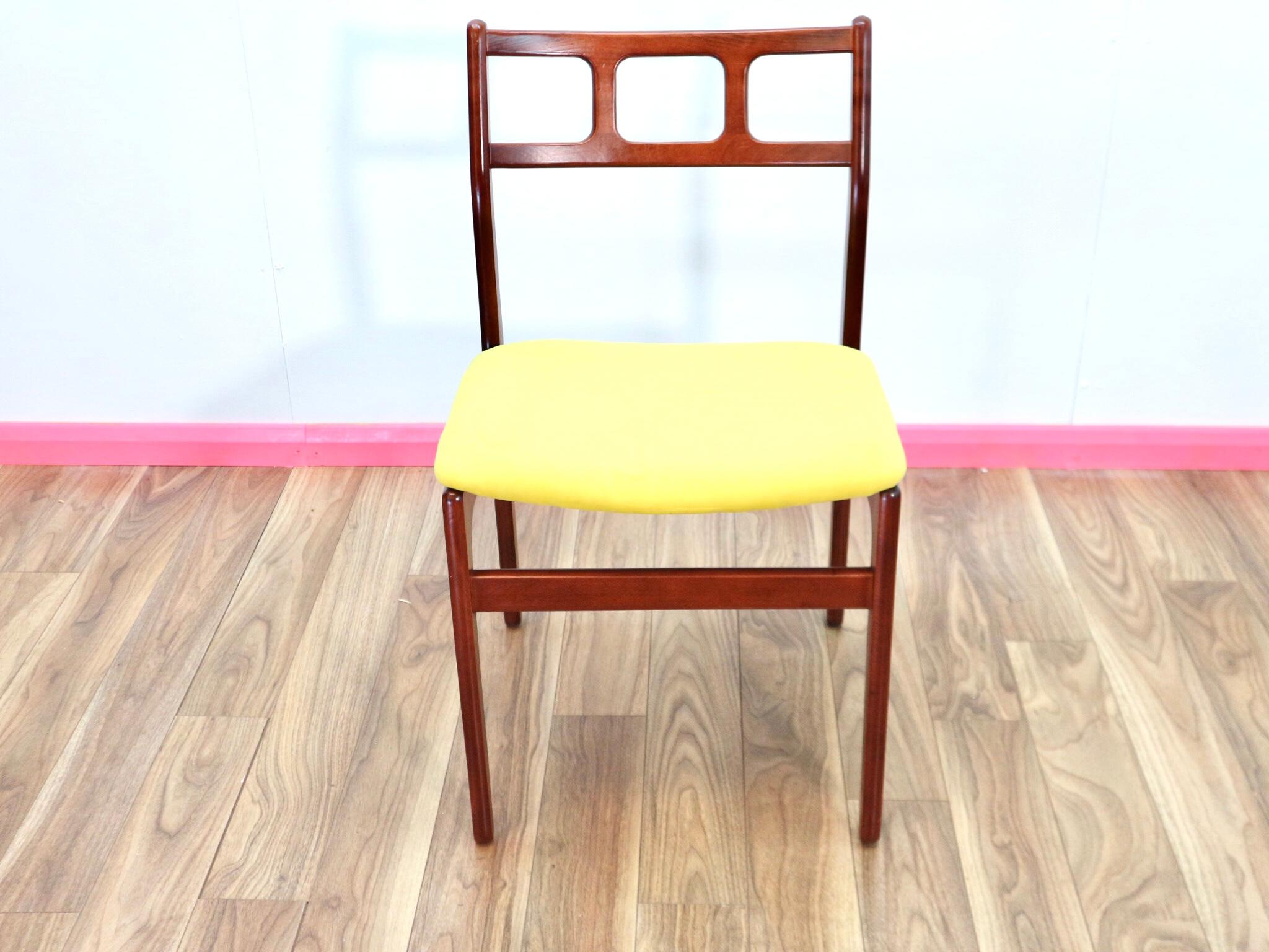 Mid-Century Modern Danish Design Dining Chairs by D, Scan Set of 4 4