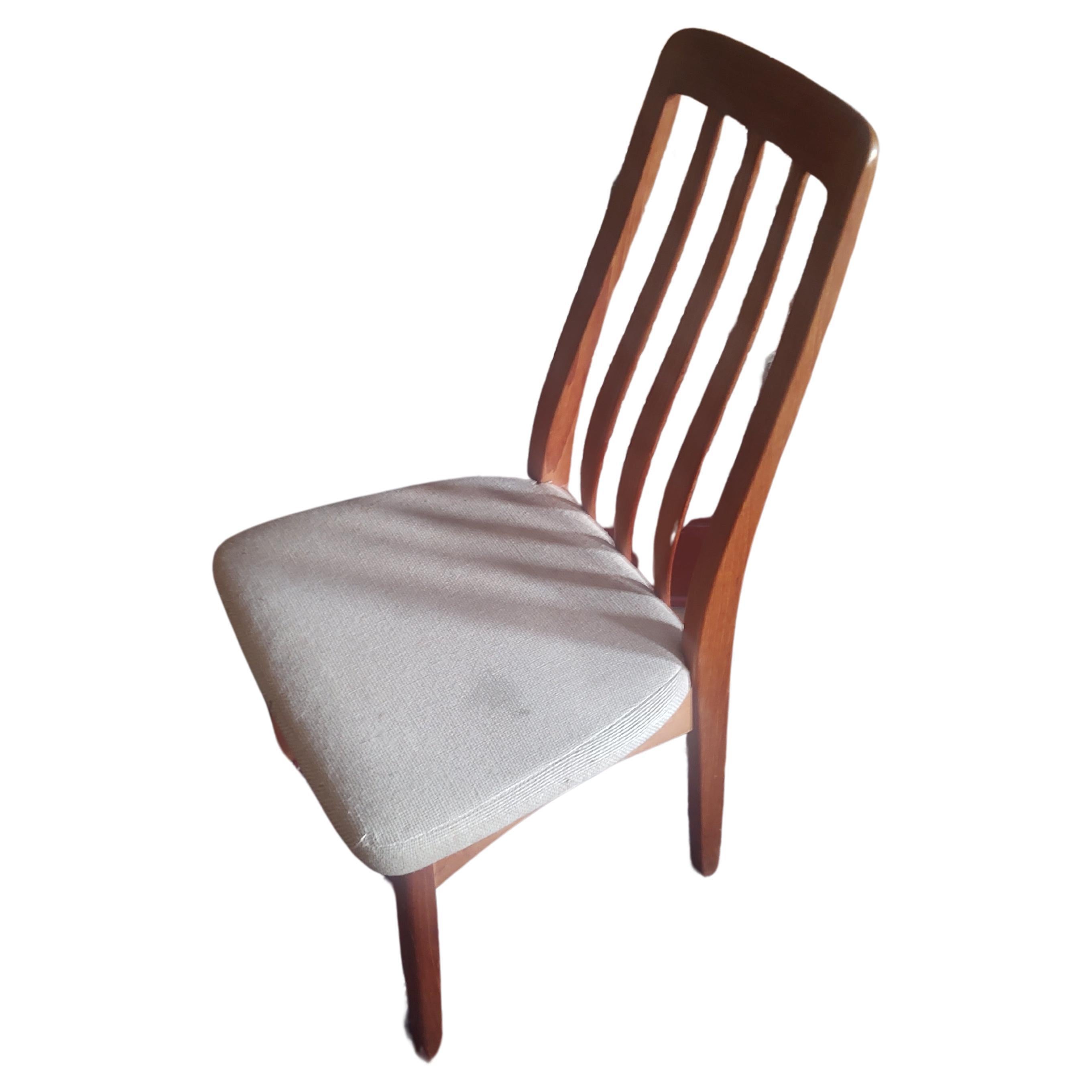 Mid Century Modern Danish Design Pair of  Benny Linden Dining Chairs