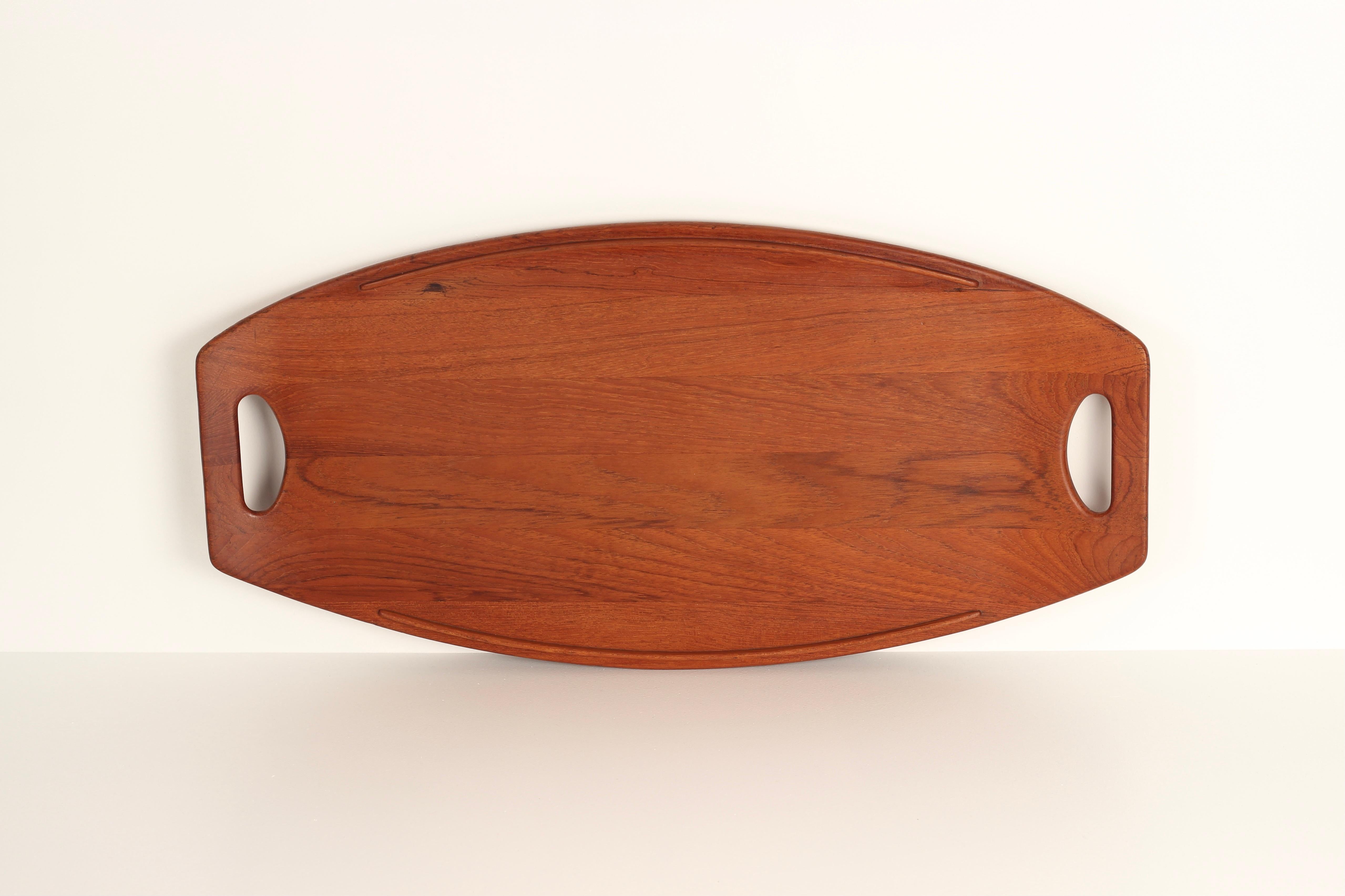20th Century Mid-Century Modern Danish Designed Teak Tray by Jens Quistgaard Made by Dansk For Sale