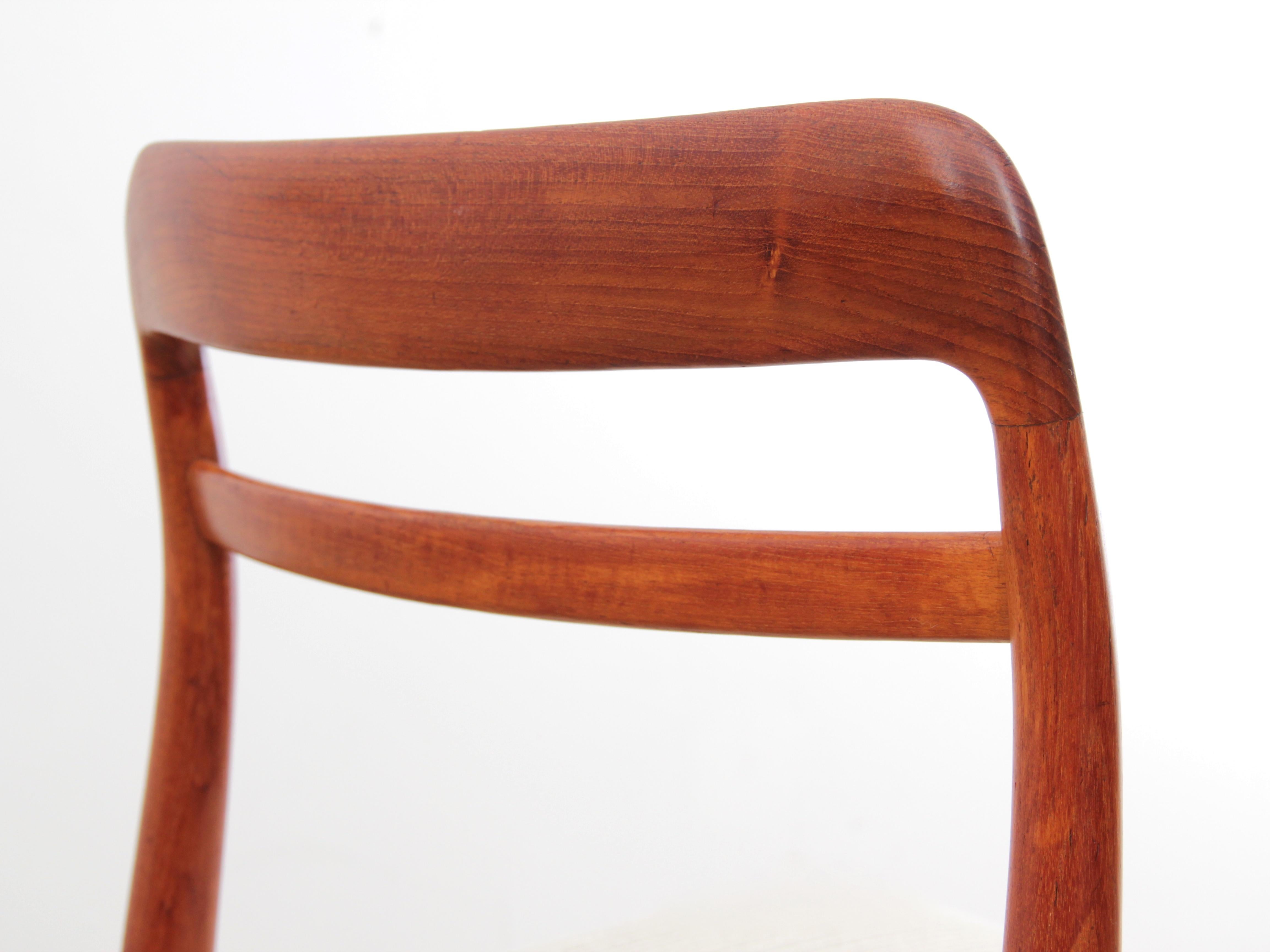Mid-Century Modern Danish Dining Chairs in Teak For Sale 5