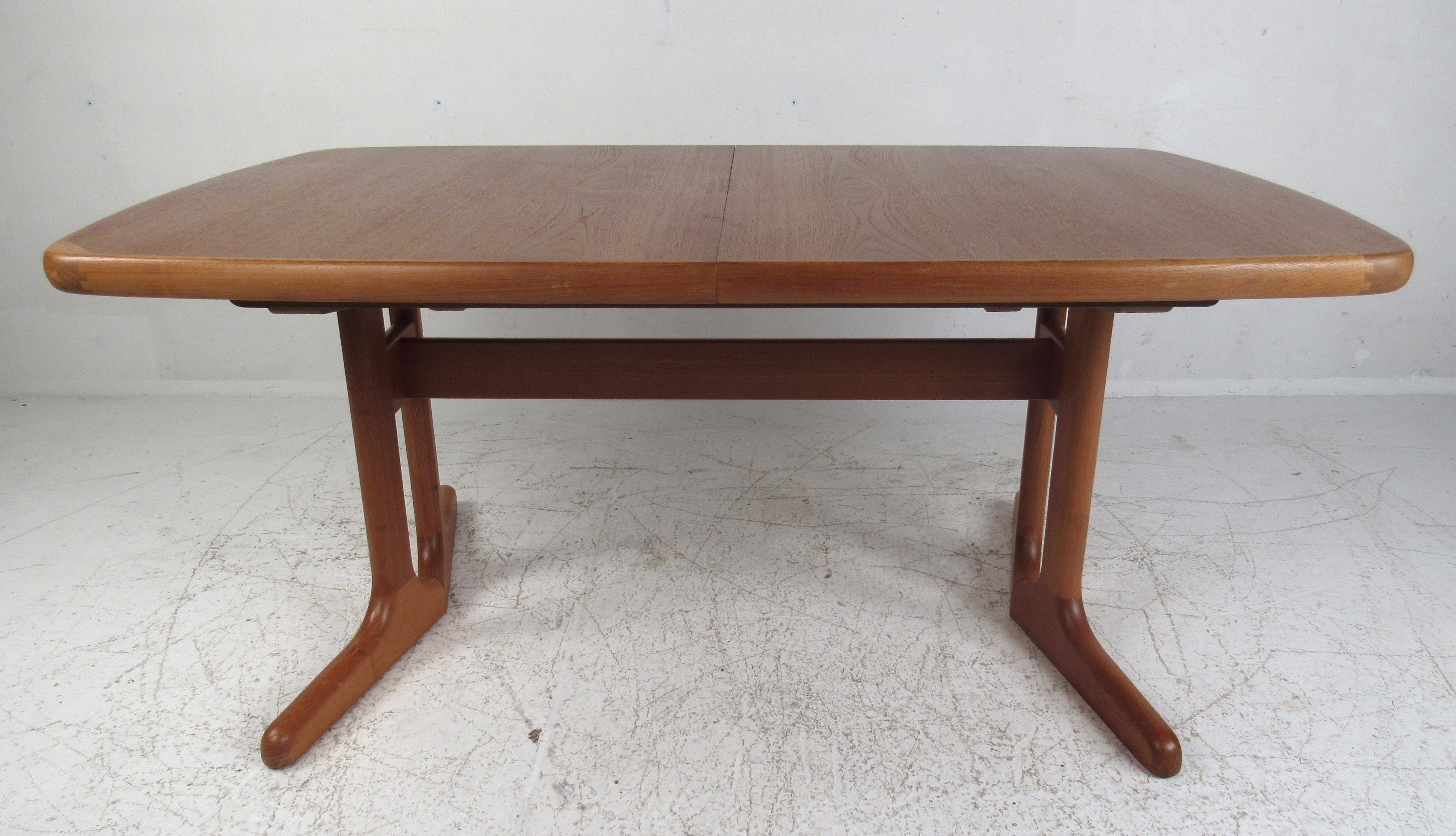 mid century modern danish dining room set