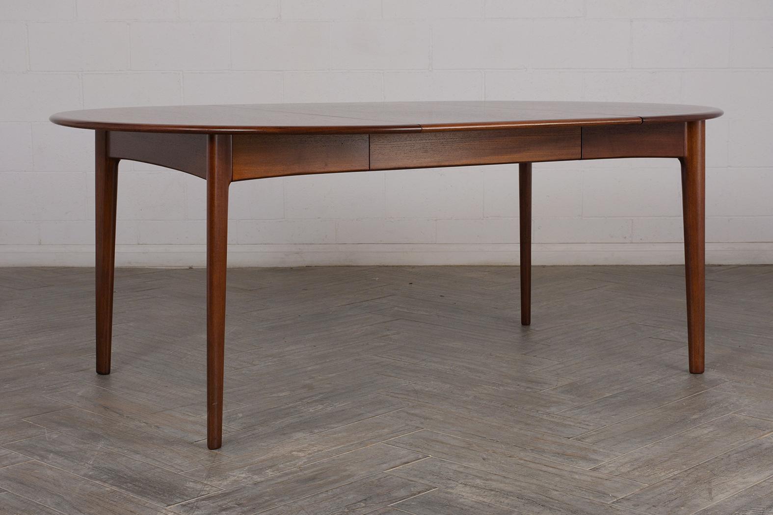 Danish Mid-Century Modern Lacquered Dining Table 1