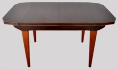 Mid-Century Modern Danish Dining Table in Walnut with "Butterfly" Leaf, 1960s