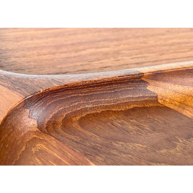 Mid-Century Modern Danish Fish Shaped Teak Plate Bowl from Digsmed, 1960s For Sale 10