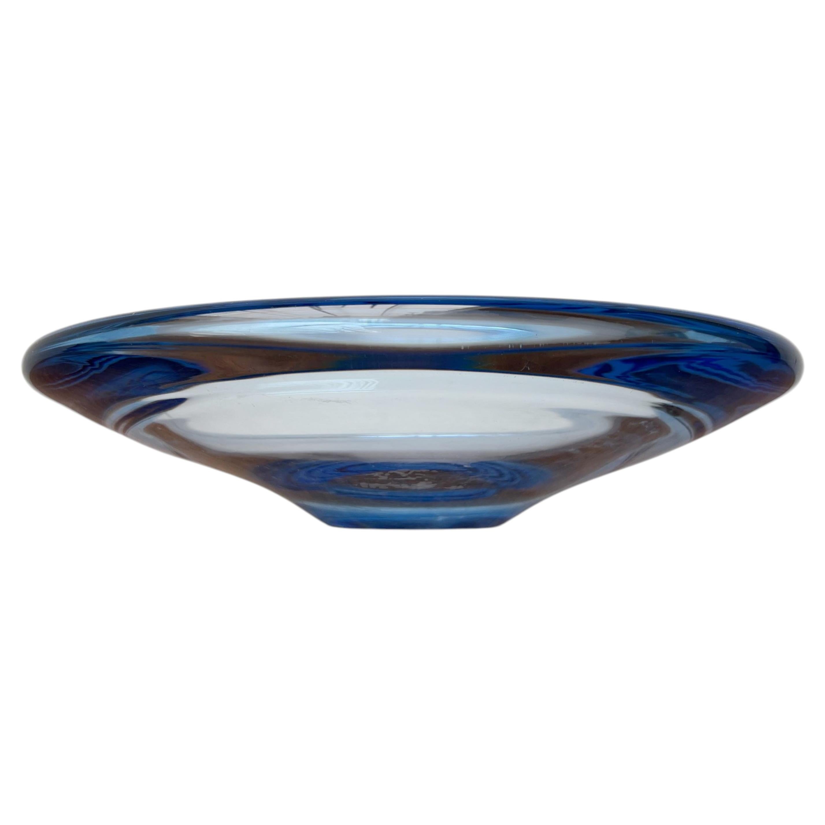 Mid-Century Modern Danish Glass Bowl by Per Lütken for Holmegaard, 1960s For Sale