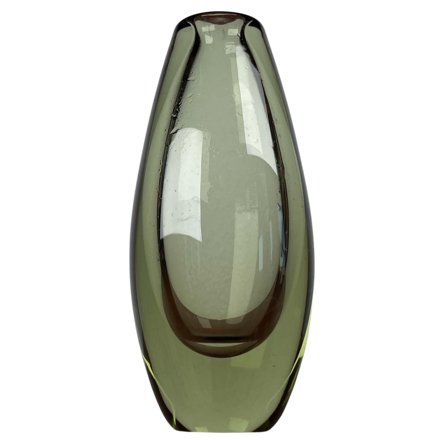 Mid-Century Modern Danish Glass Vase by Per Lütken for Holmegaard, 1960s For Sale