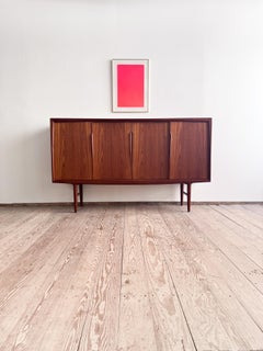 Mid-Century Modern Danish Highboard or Cabinet in Teak by Axel Christensen Odder