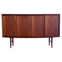 Mid-Century Modern Danish Highboard or Cabinet in Teak by Axel Christensen Odder