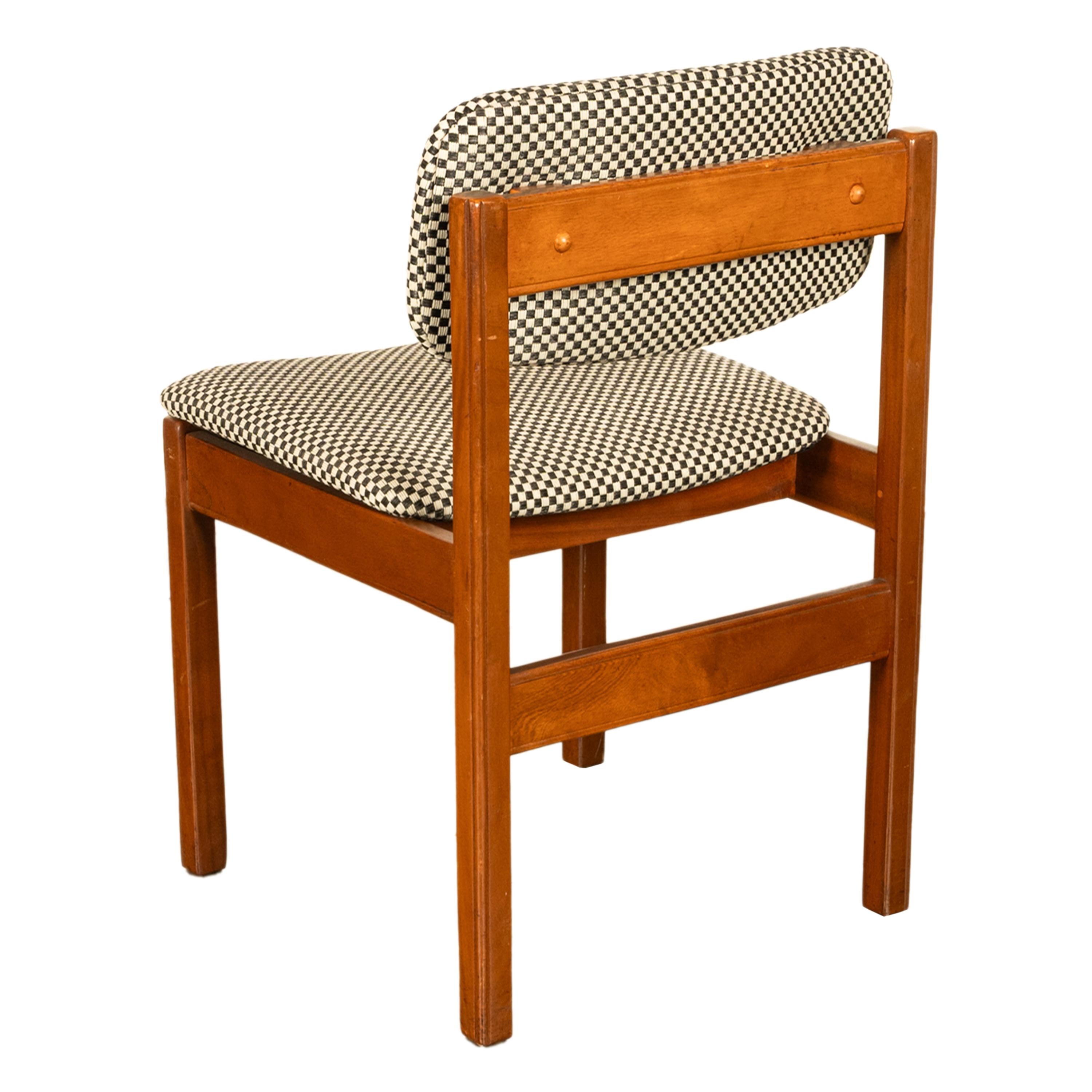 Set di 4 sedie da pranzo in teak del 1960 rivestite in stile Mid Century Modern Danish Jens Risom in vendita 10